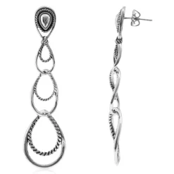 Silberohrringe (Desert Chic)