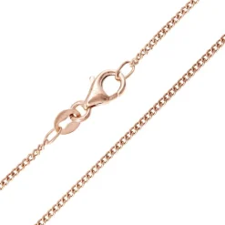 Silber-Panzerkette - 2,5 g - 45 cm - rosévergoldet