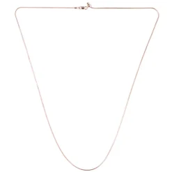 Silber-Schlangenkette - 61 cm - 5,12 g - rosévergoldet