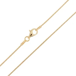 Silber-Schlangenkette - 70 cm - 4,32 g - vergoldet