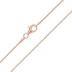 Silber-Schlangenkette - 4,58 g - 60 cm - rosévergoldet