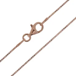 Silber-Veneziakette - 90 cm - 3,73 g - rosévergoldet