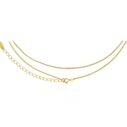 Silber-Veneziakette - 45-52 cm - 2,9 g - vergoldet