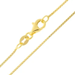 Silber-Veneziakette - 2,4 g - 60 cm - vergoldet