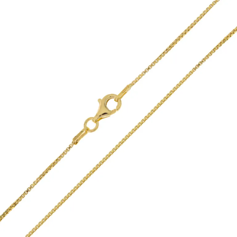 Silber-Veneziakette - 3,7 g - 45 cm - vergoldet