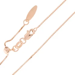 Silber-Veneziakette - 2,65 g - 60 cm - rosévergoldet