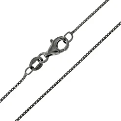 Silber-Veneziakette - 2,4 g - 60 cm - rutheniert