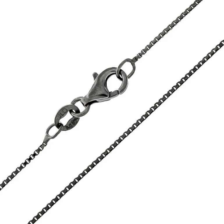 Silber-Veneziakette - 2,8 g - 70 cm - rutheniert