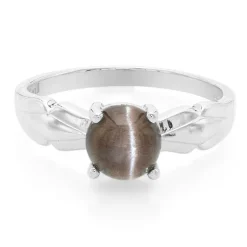 Skapolith-Katzenauge-Silberring