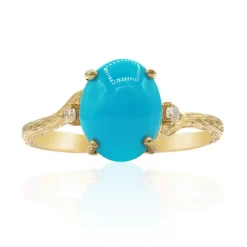 Sleeping Beauty-Türkis-Goldring (Smithsonian)