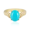 Sleeping Beauty-Türkis-Goldring