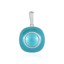 Sleeping Beauty-Türkis-Silberanhänger