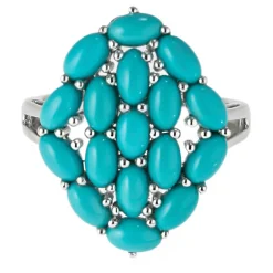 Sleeping Beauty-Türkis-Silberring