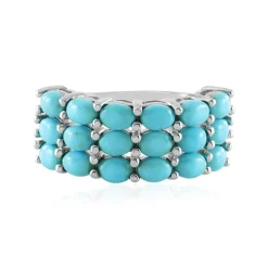 Sleeping Beauty-Türkis-Silberring (Faszination Türkis)