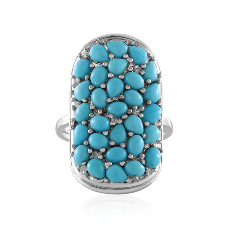 Sleeping Beauty-Türkis-Silberring (Faszination Türkis)