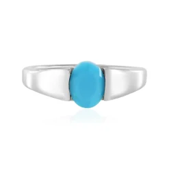 Sleeping Beauty-Türkis-Silberring