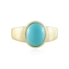 Sleeping Beauty-Türkis-Silberring