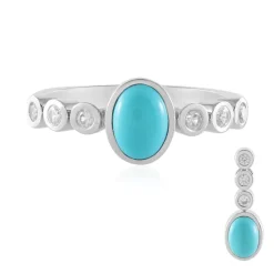 Sleeping Beauty-Türkis-Silberset