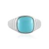 Sleeping Beauty-Türkis-Silberring