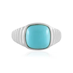 Sleeping Beauty-Türkis-Silberring