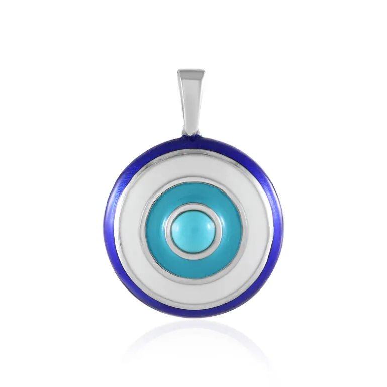 Sleeping Beauty-Türkis-Silberanhänger