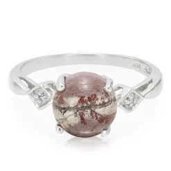 Sonora-Dendriten-Jaspis-Silberring