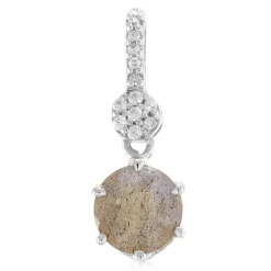 Spektrolith-Silberanhänger