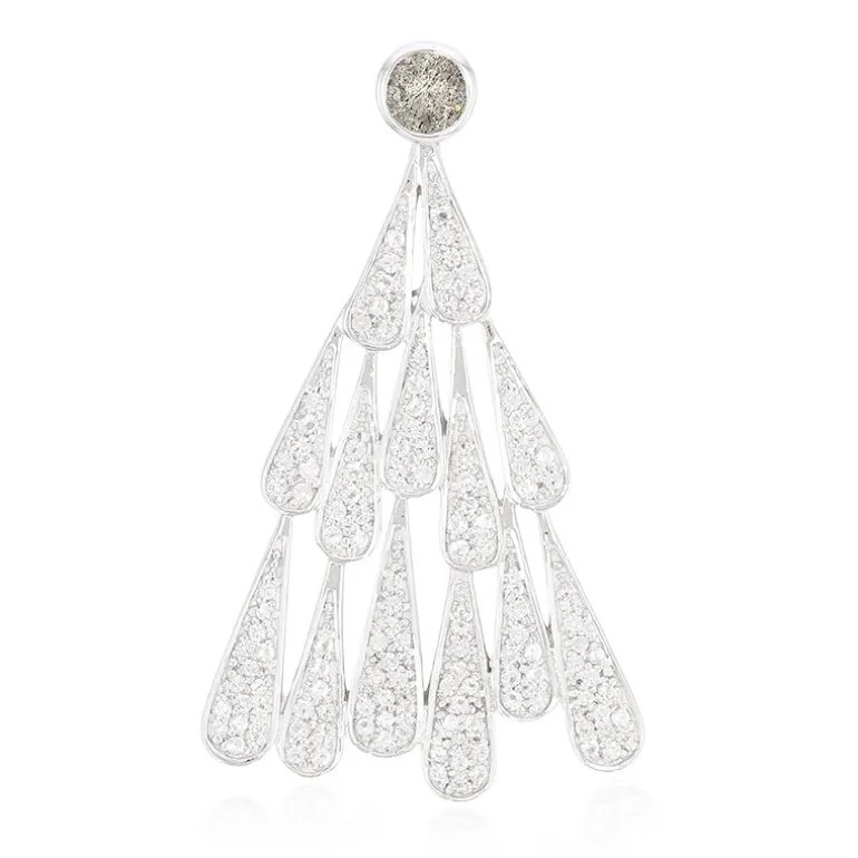 Spektrolith-Silberanhänger