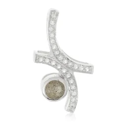 Spektrolith-Silberanhänger