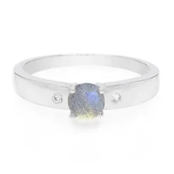 Spektrolith-Silberring