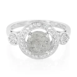 Spektrolith-Silberring