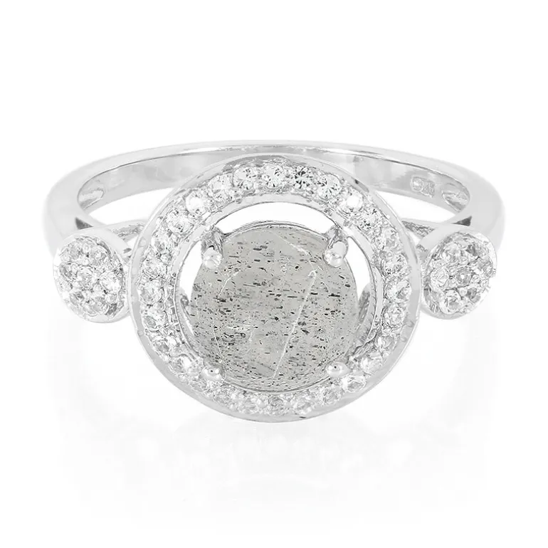 Spektrolith-Silberring