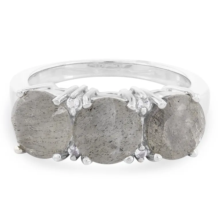 Spektrolith-Silberring