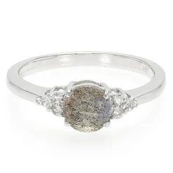 Spektrolith-Silberring