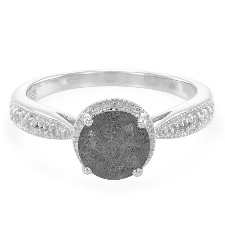 Spektrolith-Silberring