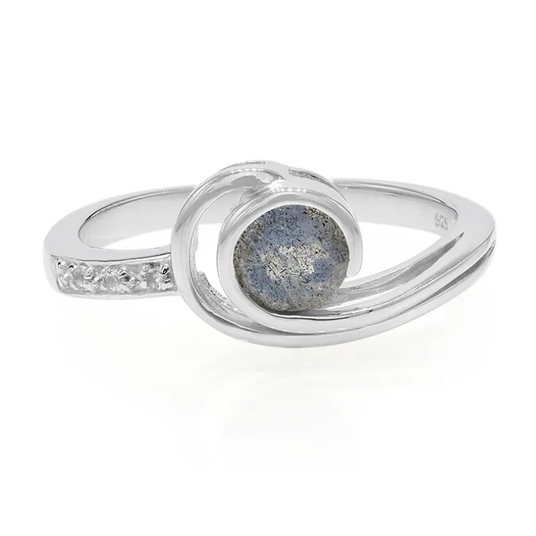 Spektrolith-Silberring