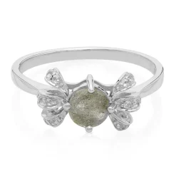 Spektrolith-Silberring