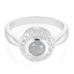 Spektrolith-Silberring