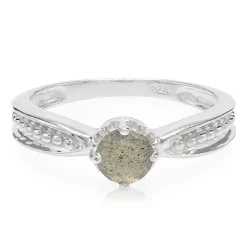 Spektrolith-Silberring