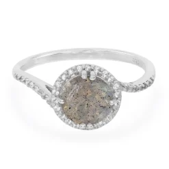 Spektrolith-Silberring