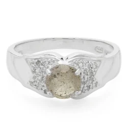 Spektrolith-Silberring