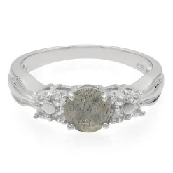 Spektrolith-Silberring