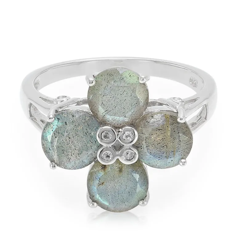 Spektrolith-Silberring