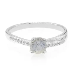 Spektrolith-Silberring