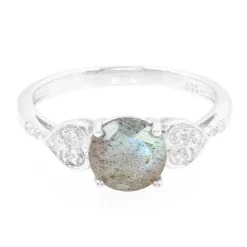 Spektrolith-Silberring