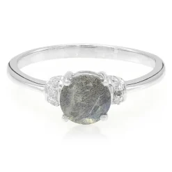 Spektrolith-Silberring