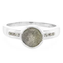 Spektrolith-Silberring