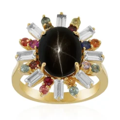 Stern-Sillimanit-Goldring (Adela Gold)