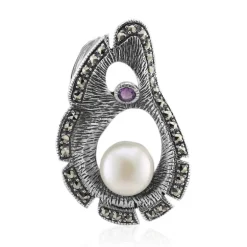 Süßwasserzuchtperlen-Silberanhänger (Annette classic)