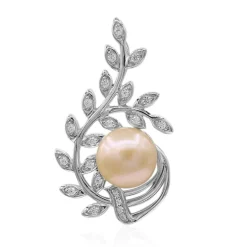 Süßwasserzuchtperlen-Silberanhänger (TPC)